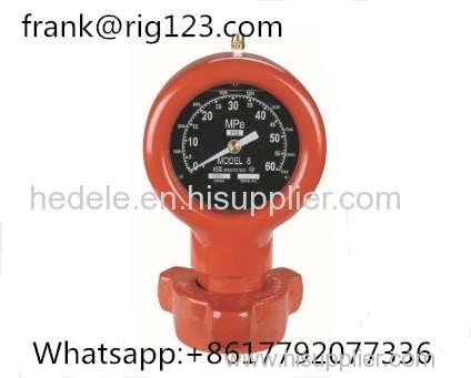 Mud pump Pressure gauge Model 8