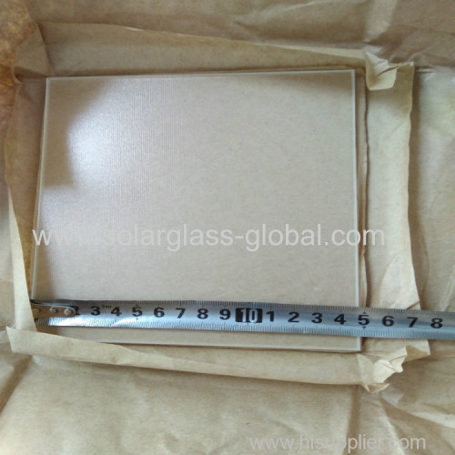 Small size ultra clear tempered solar glass 170*170mm