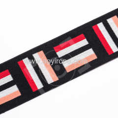 4cm Polyester Spandex Embroidered elastic band