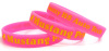 Color fill in silicone wristbands for sell
