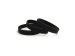 Concave black silicone wristbands for concert