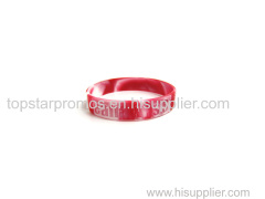 Debossed swriled silicone wristbands for Organizations