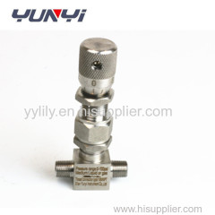 gas needle control valve