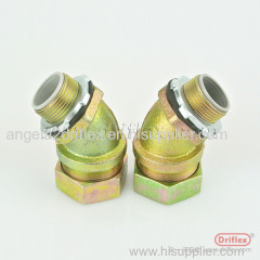 Zinc plated Steel 45d angleLiquid-tight Conduit Fittings