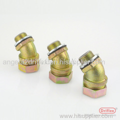 Zinc plated Steel 45d angleLiquid-tight Conduit Fittings