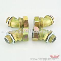 Zinc plated Steel 45d angleLiquid-tight Conduit Fittings