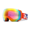 custom colorful TPU frame anti fog ski glasses winter outdoor skating snow goggles
