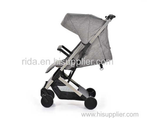 One hand fold baby stroller