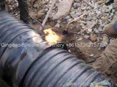 Heat shrinkable sleeve for steel pipe and plastic pipes