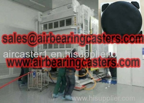 Modular air casters with six air modular