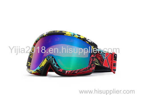 high density ventilated soft foam uv400 hd vision safety motocross racing goggles
