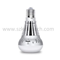 wifi light bulb camera 360 degree fisheye panoramic camera