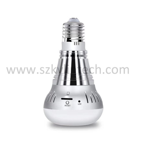 wifi light bulb camera 360 degree fisheye panoramic camera