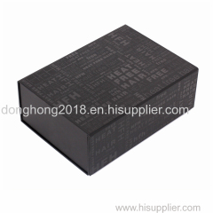 Black Spot UV Custom Magnetic Box