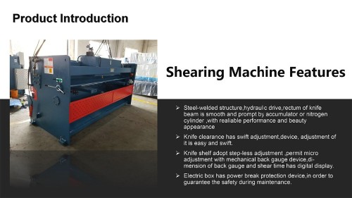 swing beam steel plate cutting machine/cnc hydraulic steel shearing machine
