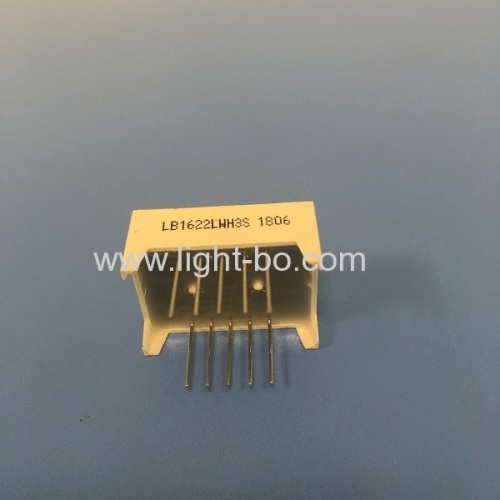Custom Ultra white dual digit 0.47 7 segment led display common cathode for temperature indicator