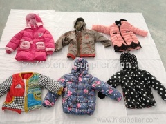 Children winter wear of the winter clothing