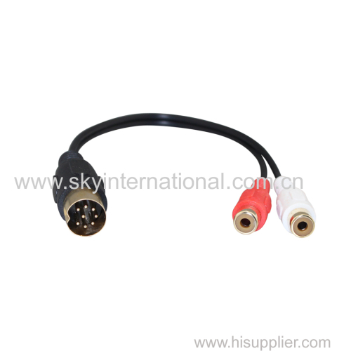 Alpine/ M-bus to RCA adapter cable