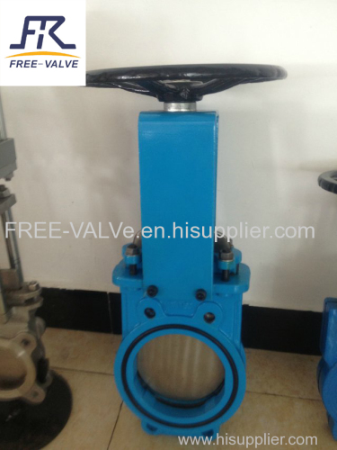 Bi-directional knife gate valve