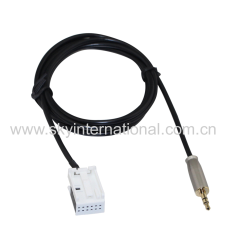 Aux Cable For VW 12Pin 2006 and up RCD210 RCD310 RCD510 car audio cable