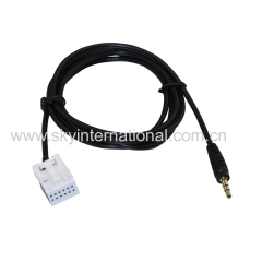 AUX Cable For BMW E60 Radio Stereo Car Audio Cable 3.5mm Plug