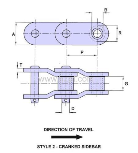 Rotary Drive Chain EXS2065 3012 2512 3514 4015A 5020 5022 E1605 5524 For Heavy Duty Conveyors