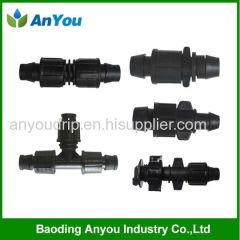 16mm barbed coupling for drip tape