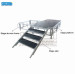 Wedding Decor Fashion Show Decoration Portable Removable Roof Stair Truss Stage Platform With Wheels
