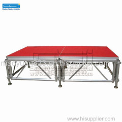 Quick Professional Plastic Metal Iron Outdoor Outside Concert Portable Pop Up Frame Dance Stage Platform For Band