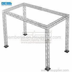 Manufacturer aluminum sturdy DJ moving head light bar stand square truss totem for sale