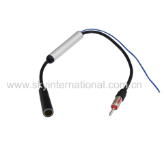 Amplified Booster Radio Antenna Adapter Male Female Extension Cable AA13-BST