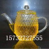 Hot selling tea set handmade borosilicate glass tea pot