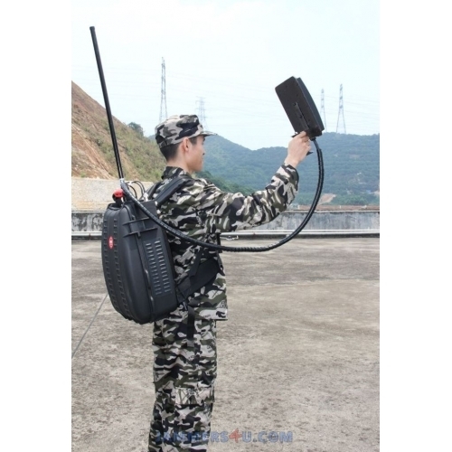 MENPACK DRONE UAV 120W 5 BANDS JAMMER UP TO 1500M
