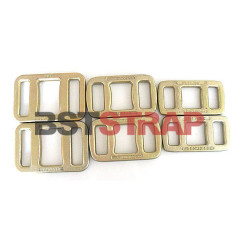 40mm Yellow Woven Strap Matched Buckle Metal Forged Buckle