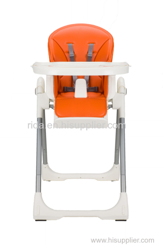 Baby Dining High Chair with PU Cushion