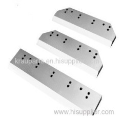 Trimmer knives Three way trimmer knives for print industry paper cutting blades paper cutting machine Sharpen service