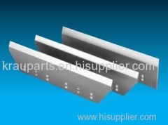 Trimmer knives Three way trimmer knives for print industry paper cutting blades paper cutting machine Sharpen service