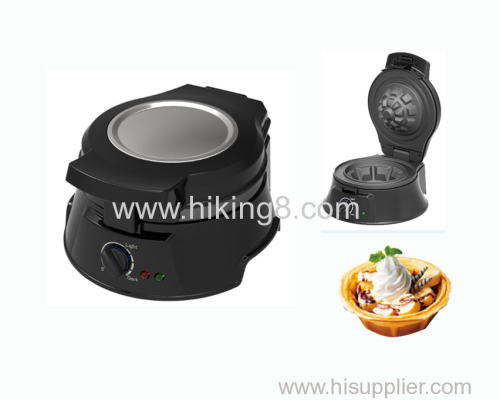 Black Electric home used Waffle Bowl maker