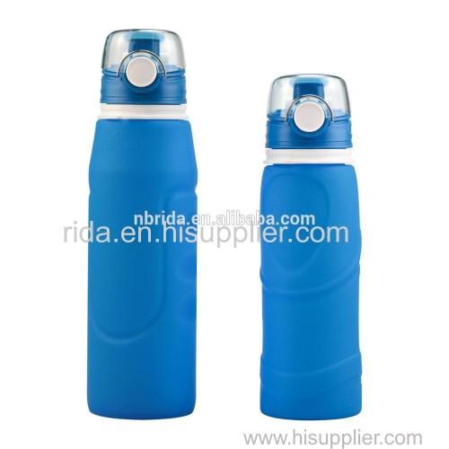 Outdoor 750ml Silicone Drinking Bottle
