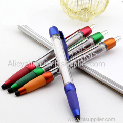 Metal Clip Pull Out Banner Ball Pen Customized Banner Pen