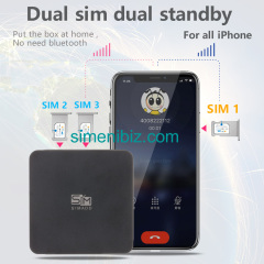 3 SIM 3 Standby Box 3 SIM Activate Online at the same time iShere SIM ADD for iPhone 6/7/8/X SIM at home