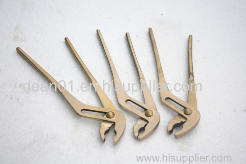 non sparking be-cu slip joint plier groove joint cutter