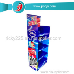 Corrugated Pop POS Display Stand Soap Cardboard Display Stand