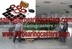 Air casters also called air skates air moving skates