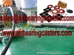 Air bearing and casters details with pictures manual instruction