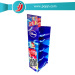 POS POP advertising cardboard paper floor display stand for toothpaste