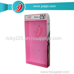 Supermarket POS Cardboard Floor Display Stand for Accessories Computer Components