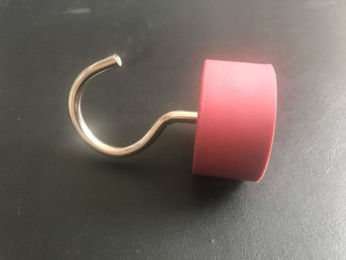Super rare earth neodymium rubber coated holding magnets