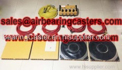Air casters rigging systems Ergonomics and safety