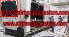 Air caster load moving equipment is a popular choice